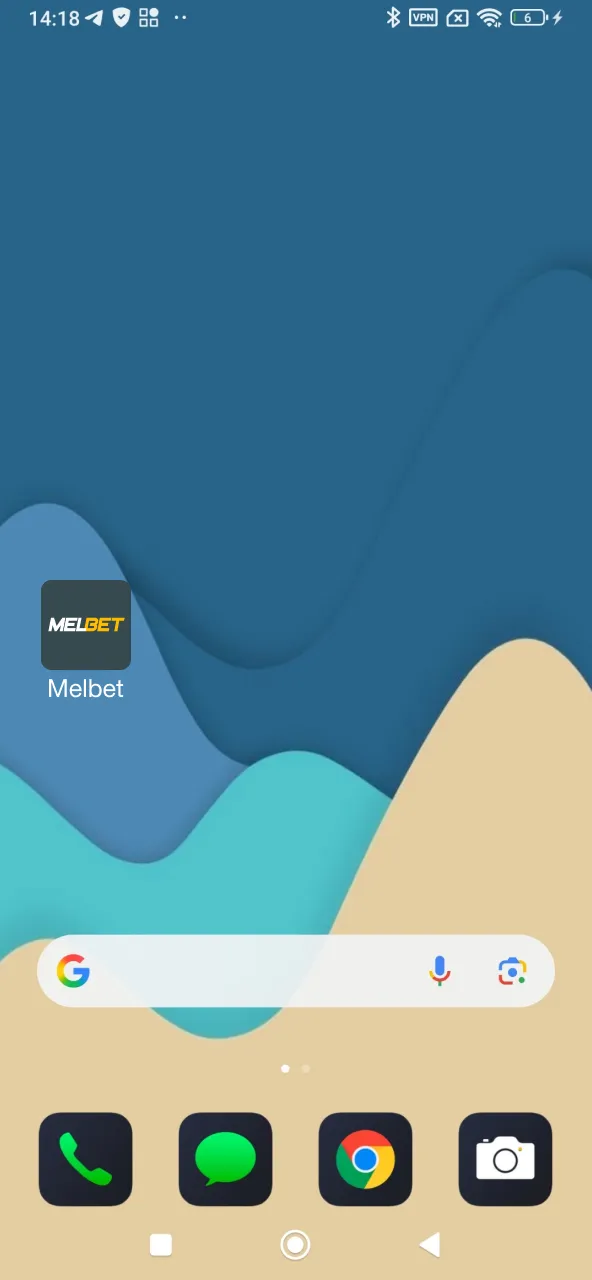 Open Melbet and sign up to start playing.