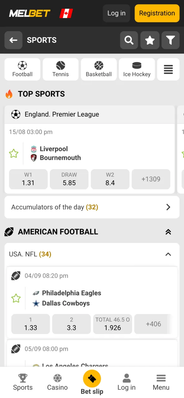 Explore thrilling sports bets in Melbet’s dynamic sportsbook section.