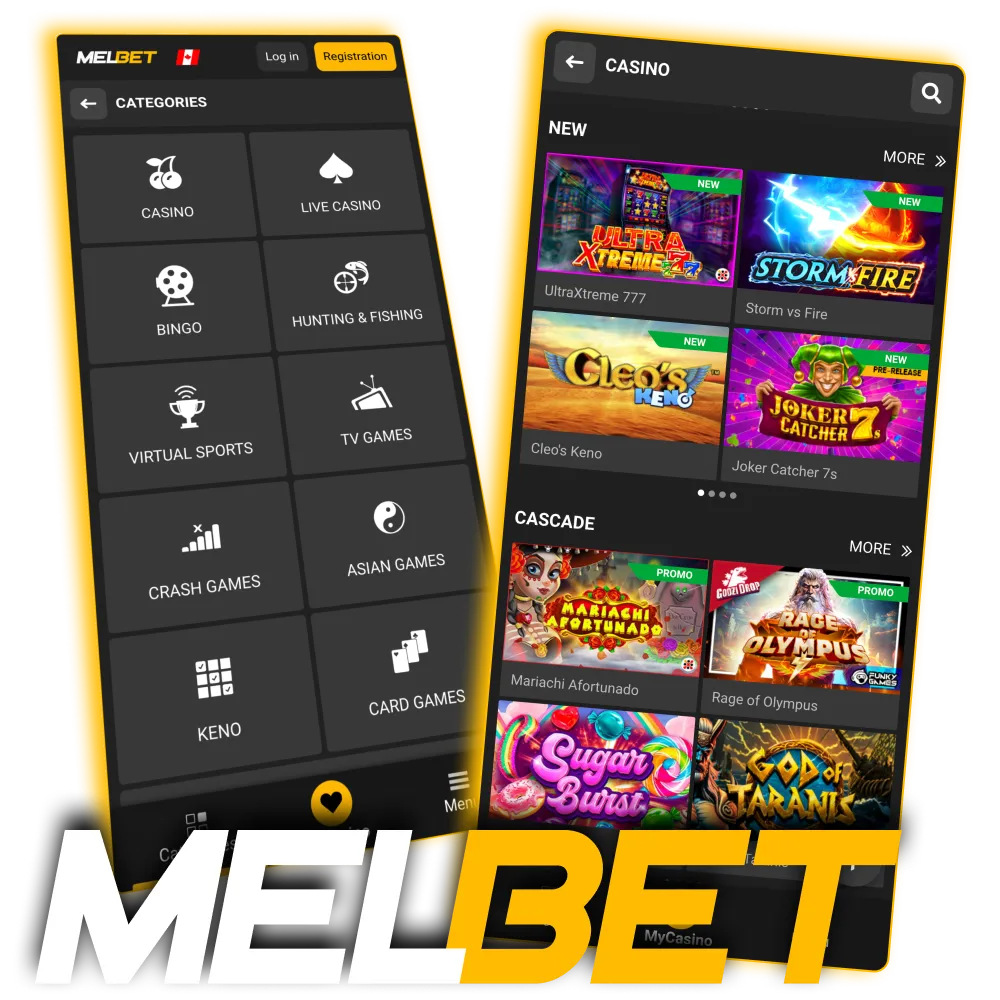 Explore 6000+ games at Melbet Casino.