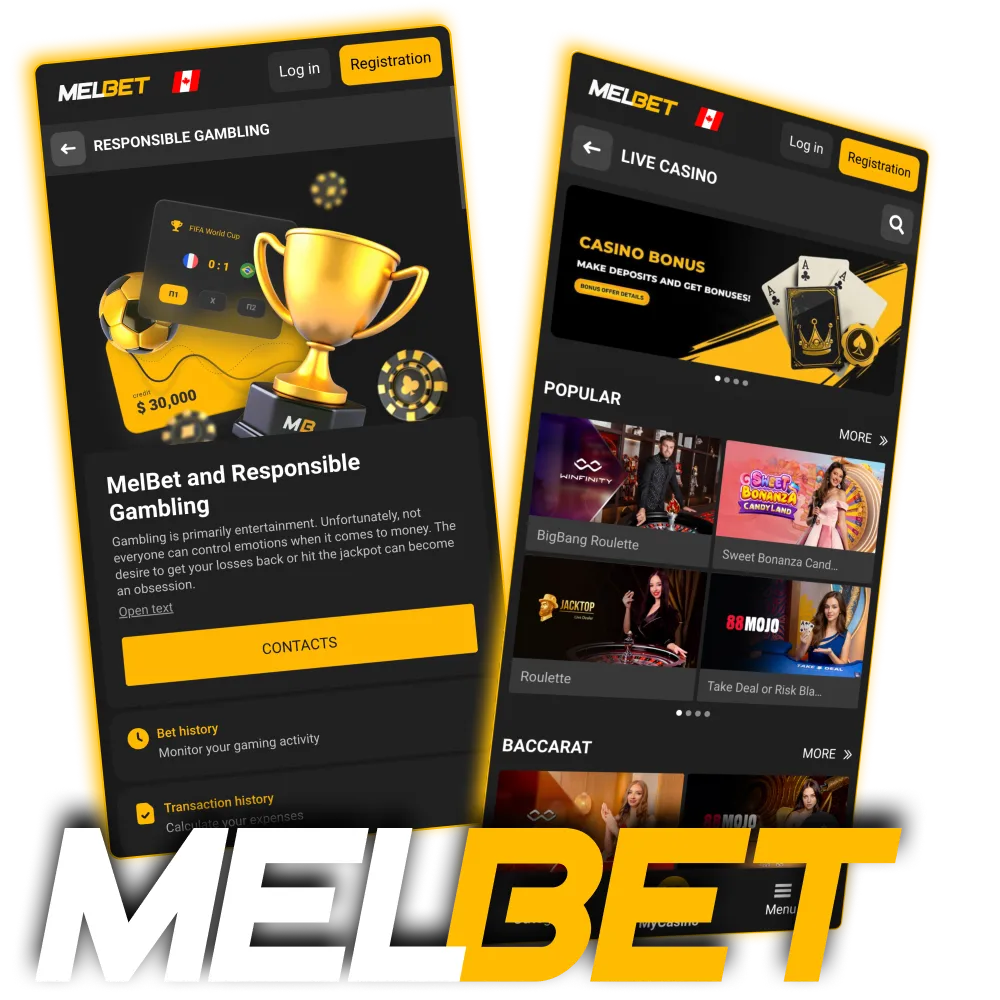 Melbet supports safe and responsible play.