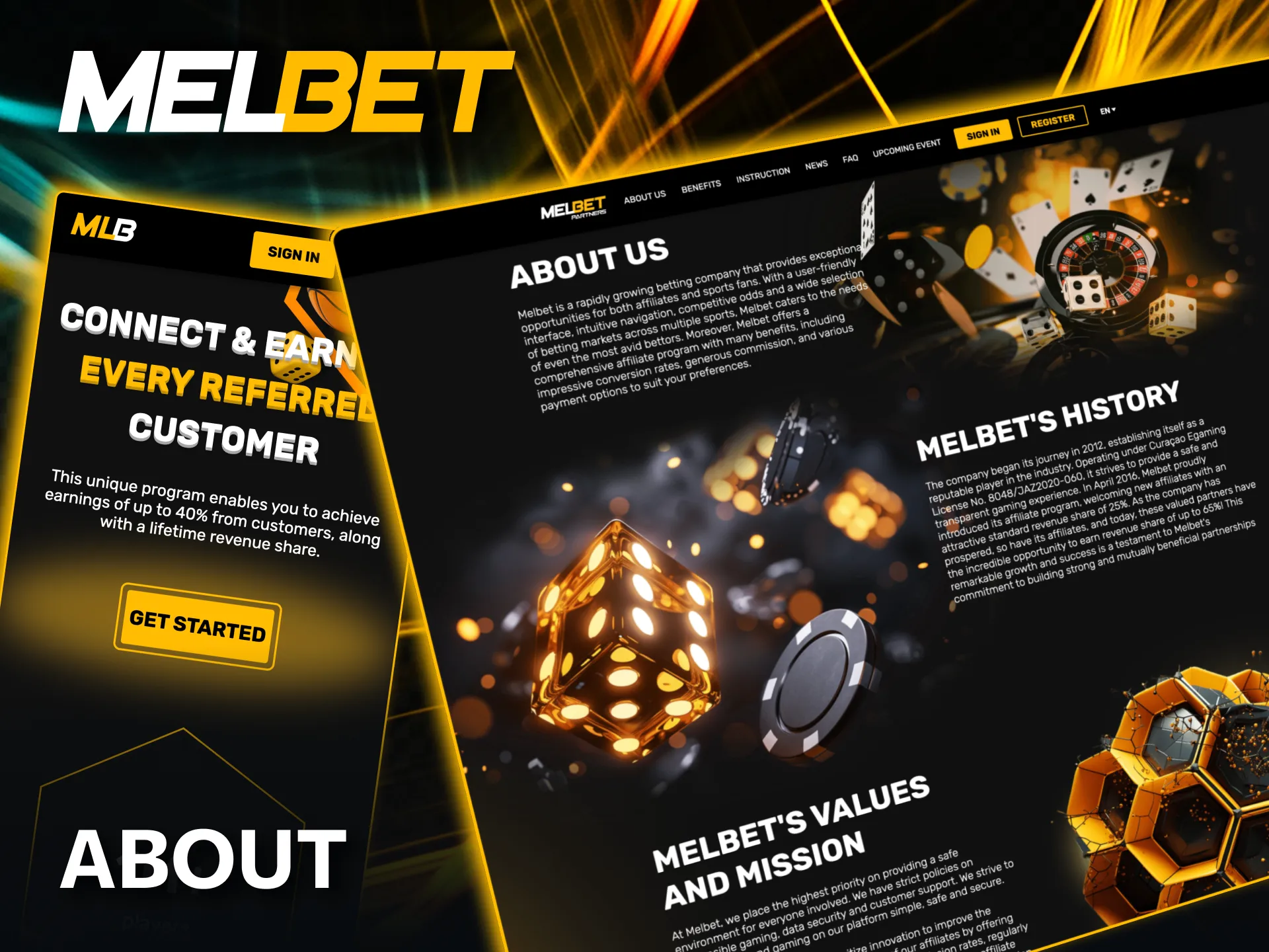 Melbet partnership program with flexible payment options.