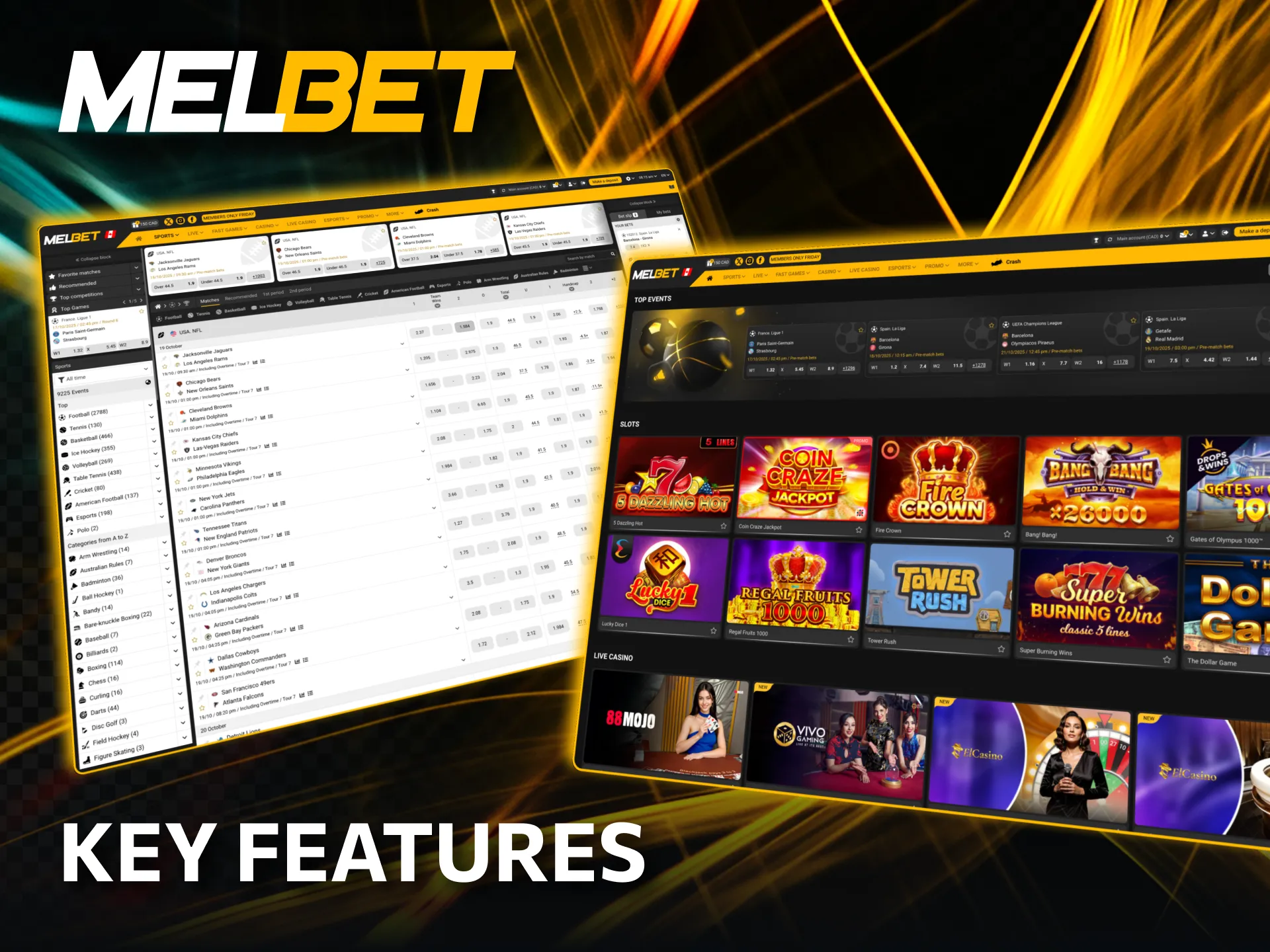 Benefits of using Melbet PWA on desktop devices.