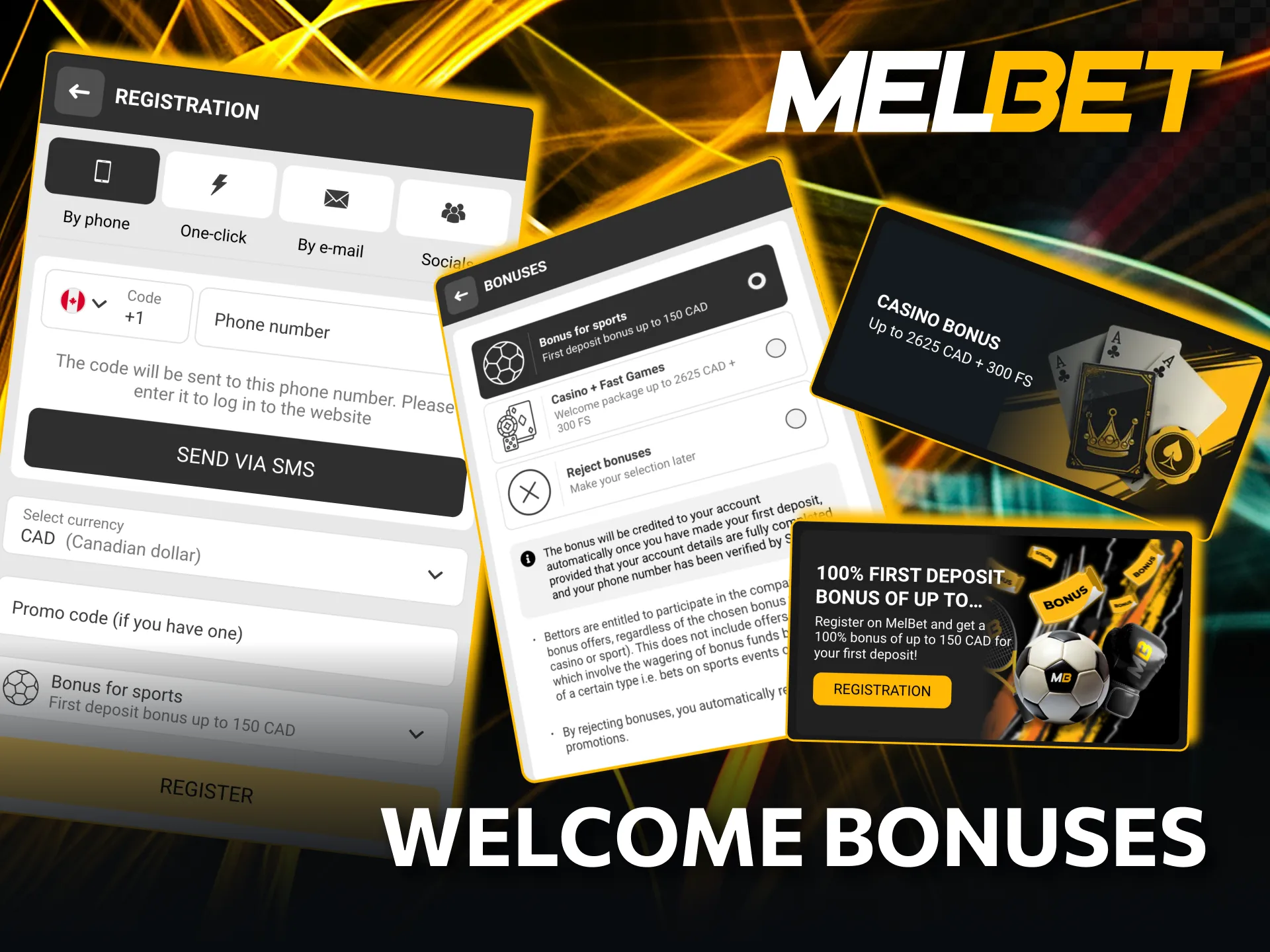 First deposit offers at Melbet for new Canadian users.