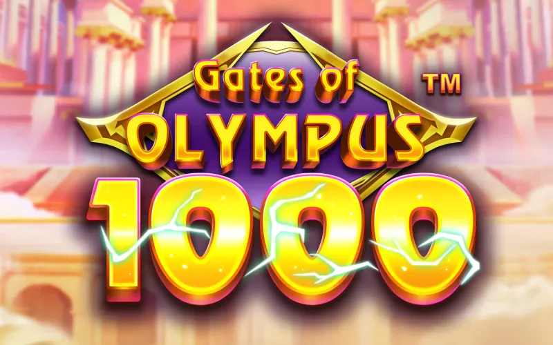 Enter the realm of ancient gods in Gates of Olympus 1000 on Melbet.