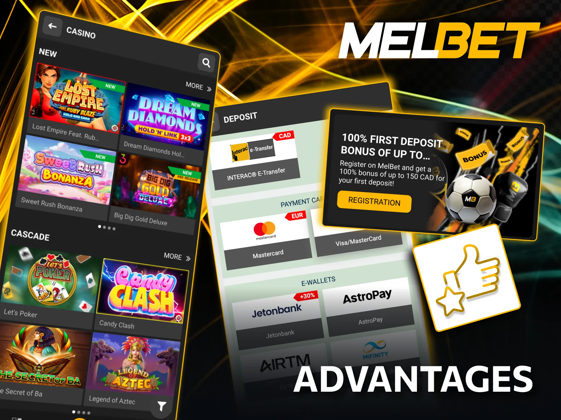 Melbet offers top service and flexible payment options.