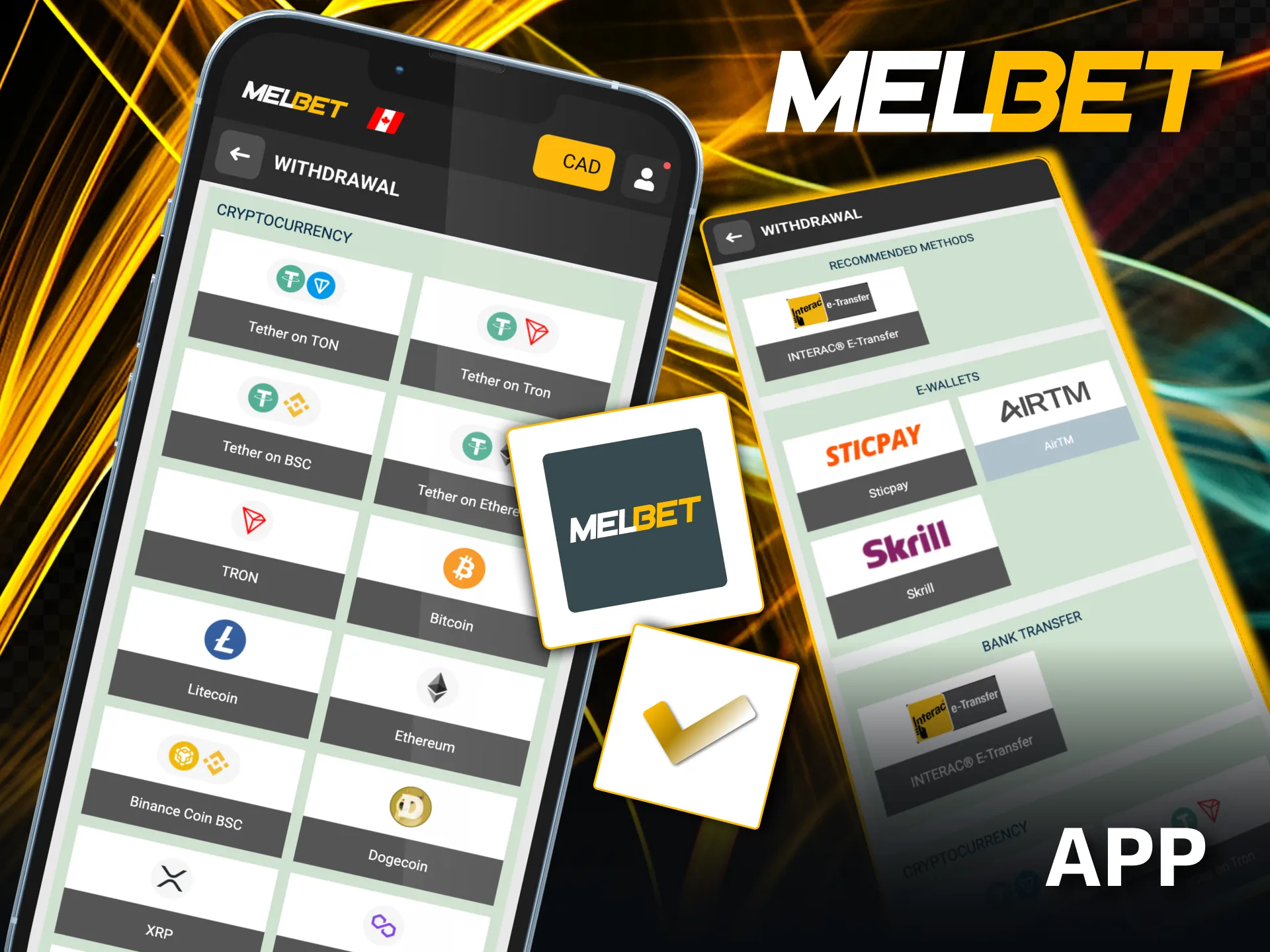 How to cash out using the Melbet mobile app.